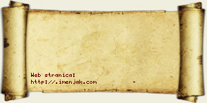 Jana Vesić vizit kartica